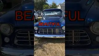 🛻💨 1955 CHEVY 3100 Task Force Pickup Truck at Cruisin' the Coast | Chevrolet #carshow #shorts