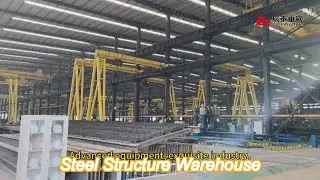 q355b hot-rolled h-shaped steel steel structure industrial building portal steel frame warehouse
