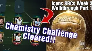 Chemistry Challenge Walkthrough!! | Icons SBCs Week 3 Walkthrough Part 1 | FIFA MOBILE 20