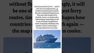 UK to France by Ferry?? #shorts #ytshorts