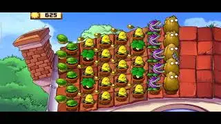 ផ្កា ប៉ះ ខ្មោច    Plants vs Zombies FREE   Last Stand  Roof