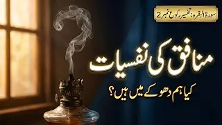 کیا ہم دھوکے میں ہیں؟ منافق کی نفسیات اور دو خطرناک مثالیں | Surah Al-Baqarah Ruku 2 (Deep Dive)