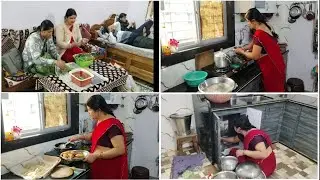 🌄सर्दियों के छोटे दिन सुबह से रात तक किचन के🤷🏻 ढेरों काम पूरा दिन व्यस्त✅