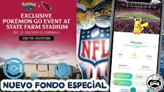 CONSIGUE a PIKACHU con FONDO ESPECIAL de ESTADIO en DICIEMBRE 2025 en COLABORACION de NFL POKEMON GO