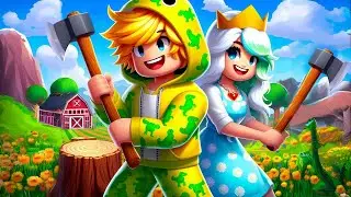 Contruí la mejor ISLA de todo ROBLOX 🏝️ PASAMOS de NOOB a PRO 🔥