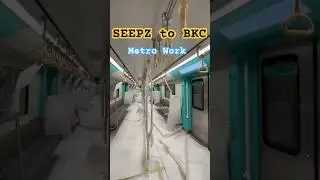 Seepz To BKC - Mumbai Metro #ashortaday #metro #mumbaimetro