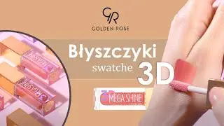 Swatche 3D Mega Shine Lipgloss ♡ Golden Rose Polska