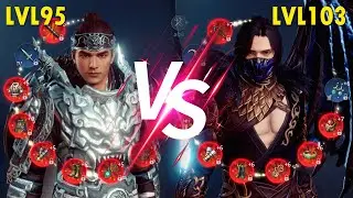 [Mir4] Warrior (lvl95) Vs  Lancer (lvl103) Magic Square 6F