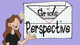 How to Draw a Grid in Perspective - an easy, no math tutorial