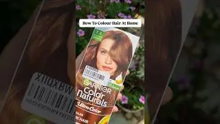 Garnier Golden Brown Hair Colour 🌸 How To Apply Colour On Hair At Home #haircolor #hair #shorts