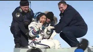 NASA Astronaut ChristinaKoch returned safely to Earth after 328 days in space.