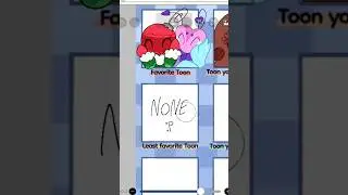 My Favorite Toon(s)/ Toon you Usually a play as... #dandysworld #drawing #trend #shorts