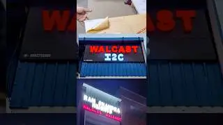 cast acrylic sheet #signage #ledletters #walcast #importedacrylic #signboardproduction #ledsignage