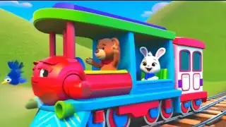Trai sky trai journey kids train chu chu song rhyme baby song @KidsDianaShow 