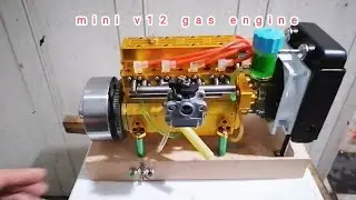 mini v12 gasoline engine || smallest engine @autorepairpoint