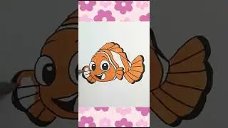 How to color Nemo from Finding Dory #shorts