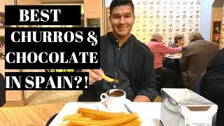 Best Churros and Chocolate in Madrid, Spain!?!? Oldest Restaurant in the World!