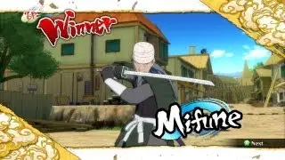 Naruto Ultimate Ninja Storm 3 Mifune Complete Moveset со списком команд