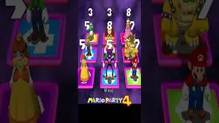 Panels of Doom - Mario Party 4 #shorts #funnyminigames