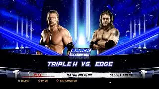 WWE '12 PS3 - Triple H VS Edge [2K][mClassic]