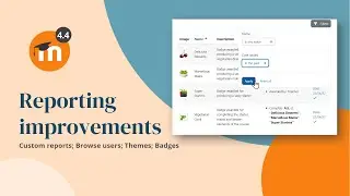 Reporting improvements in Moodle LMS 4.4