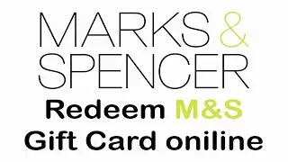 How To Use M&S Gift Card Online | Redeem Your M&S Voucher