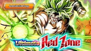ANDROID/CELL SAGA MISSION CLEAR! PURE SAIYAN RED ZONE VS FULL POWER BROLY! (DBZ: DOKKAN BATTLE)