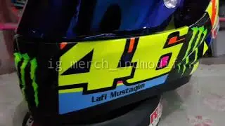 Repaint helm falcon motif solleluna 2017 by indmodif