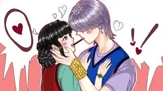 A Cunning Plan to Get a Kiss 😏┃Zoey x Mystery (Zoeystery)┃Kpop Demon Hunter Comic Dub