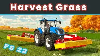 Mastering Grass Harvesting in Farming Simulator 22: A Step-by-Step Guide!