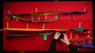 3D VELCRO HORIZONTAL ON GIANT RED PAD PEAK ASMR
