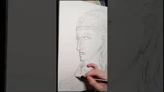 Helen of Troy sketch!#sketchbook #greek #greekmythology #helen #helenoftroy #art #sketch #fyp #art