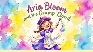 Aria Bloom & The Grump-Cloud: A Colorful Art Adventure for Kids! 🎨🌈😊