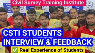👉 &ldquo;CSTI Students Speak Out | Real Feedback & Civil Surveyor Interview Questions and Answers&rdquo;