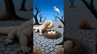 😱Bagula Or Chipkali👀 | Ai Story #ai #birds #animals #animatedstory #emotionalstory #shorts #aiart