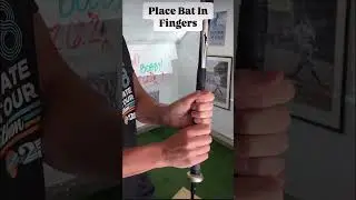 Trouble Rolling Over? Align your knuckles and set bat in fingers! #baseball #baseballplayer #hitting