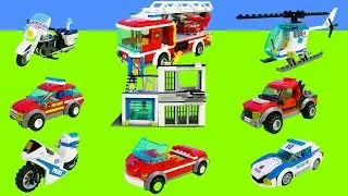 1 час веселья с Лего и Дупло: игрушечные машинки, экскаваторы, кран | Лего | распаковка