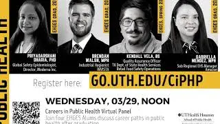 Careers in Public Health Virtual Panel Recording