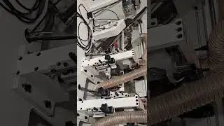 L shape Edge Automatic Banding Machine for invisible Door Panel || DELLATECNICA
