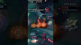 Flandre Renekton Turn GenG Down! #esports #leagueoflegends #geng #al #ewc2025 #flandre #shorts#ruler