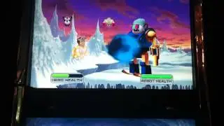 Super Team Slot Machine Bonus - Robot Fight Free Spins