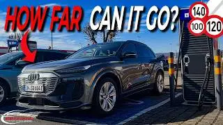 Audi SQ6 E-Tron | Как далеко можно уехать с 517 л.с. | Тест запаса хода