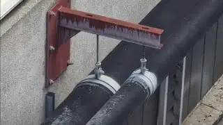 How to Calculate the water flow pipe Bending moment and Shear force diagram 