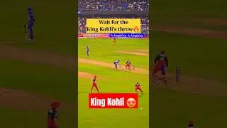 Wait for the Kohli's Throw🔥 #rizwanali #kohli #viratkholi #cricketshorts #rcb #mivsrcb2025 #ipl2025
