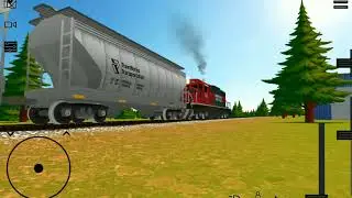 Locomotora 309 de Ferromex llevando grano | TrainWorks 2