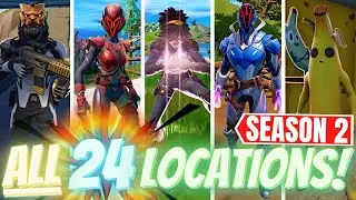 Fortnite All 24 *NPC LOCATIONS* in Chapter 3 Season 2! ✔️ (Exotic + Mythic Weapons)