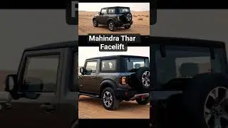 Mahindra Thar Facelift 👊 New Facelift unlocked of Mahindra Thar unveiled #mahindrathar #tharfacelift