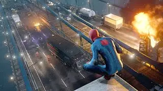 MOST EPIC Bridge Scene - Spider-Man Miles Morales PS5