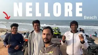 BEST DAY IN NELLORE | నెల్లూరు బీచ్ SUBSCRIBERS THO MEET | THEY TOOK US TO THE BEACH | MOTOVLOGS 
