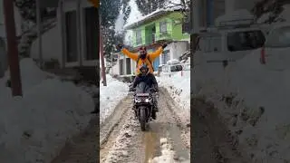 Snow ride | Snowfall enjoyment